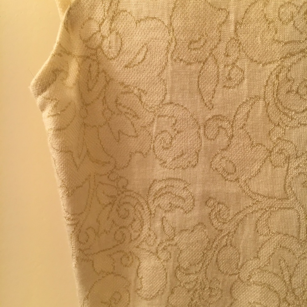 Free People Cream and Gold Lace Dress - Picture 4 of 5