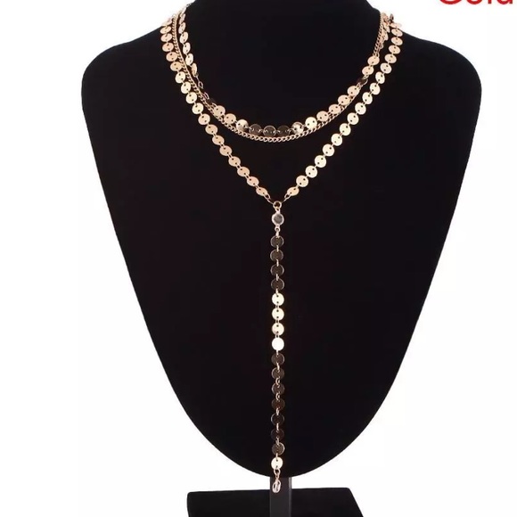 New✨ Round Chain Layered Choker Necklace 😍✨ - Picture 3 of 4