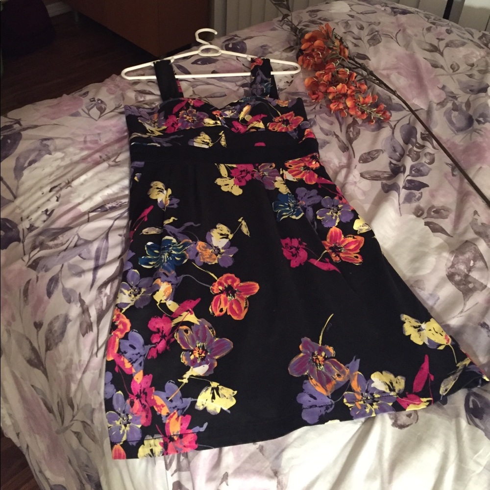 Mini floral dress