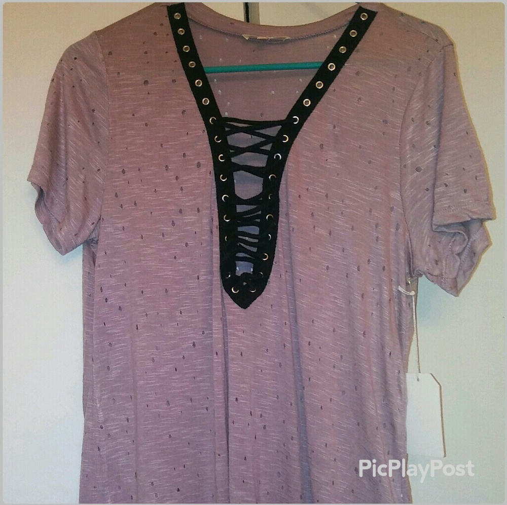 Lace Front Shirt