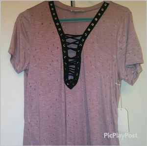 Lace Front Shirt