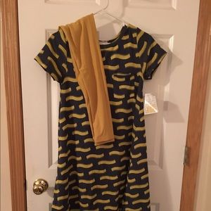 Lularoe XXS Carly & OS leggings NWT