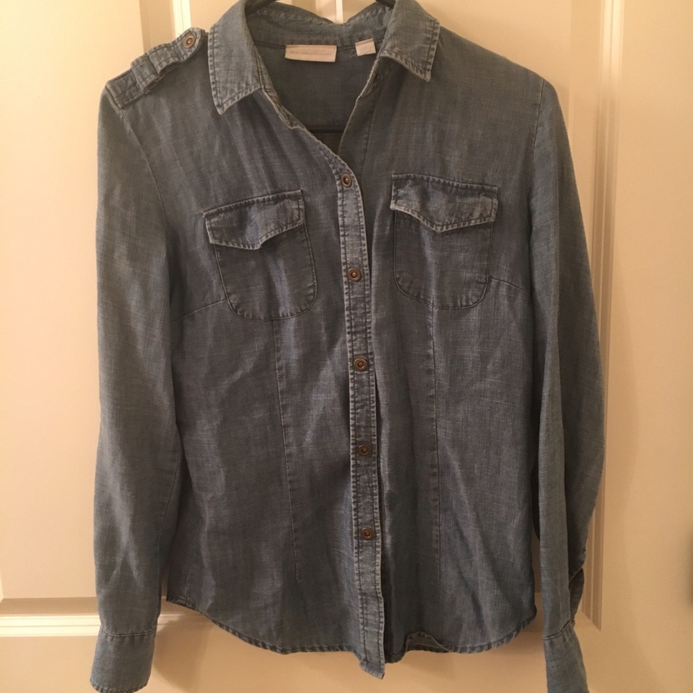 New York & Company Chambray Shirt