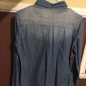 Long Blue shirt