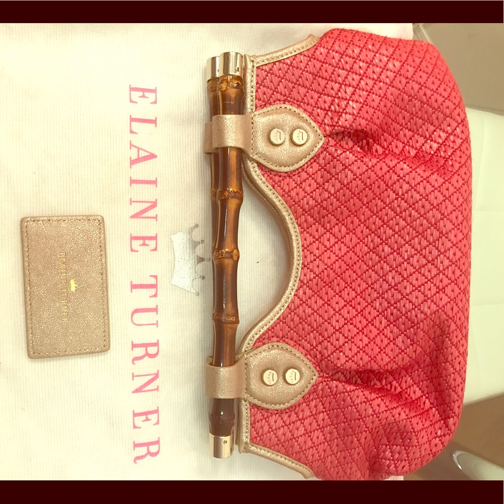 Elaine Turner Bamboo Clutch