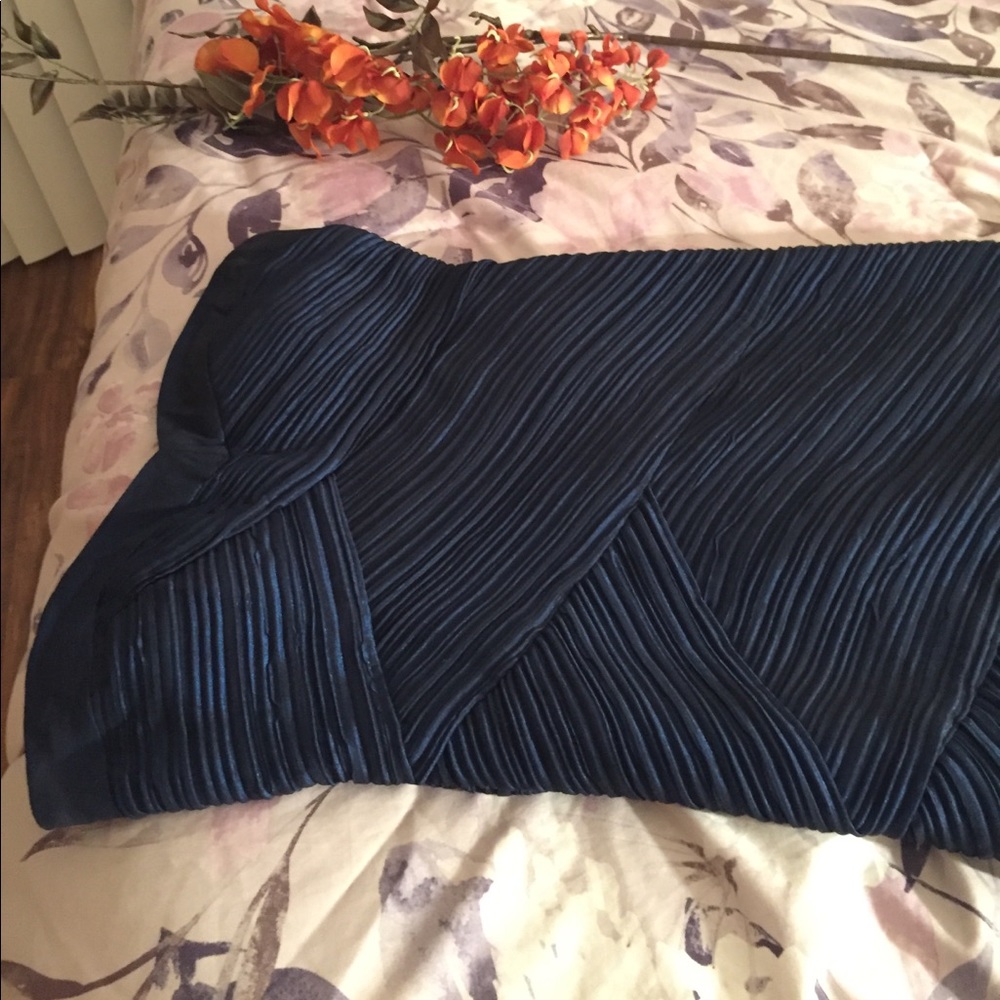 Strapless Blue dress