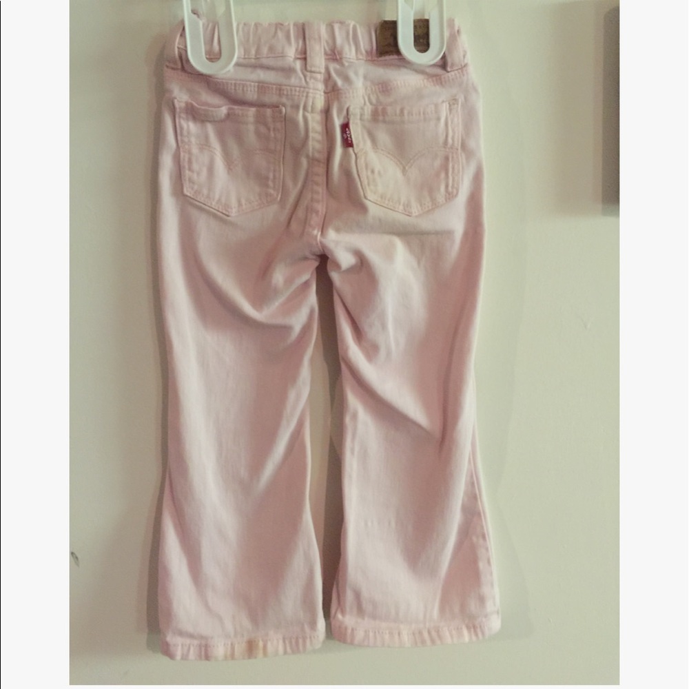 Pink Levi jeans