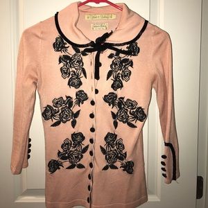 Dita Von Teese wheels and dollbaby cardigan