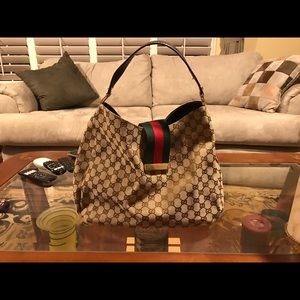Gucci hobo monogram canvas