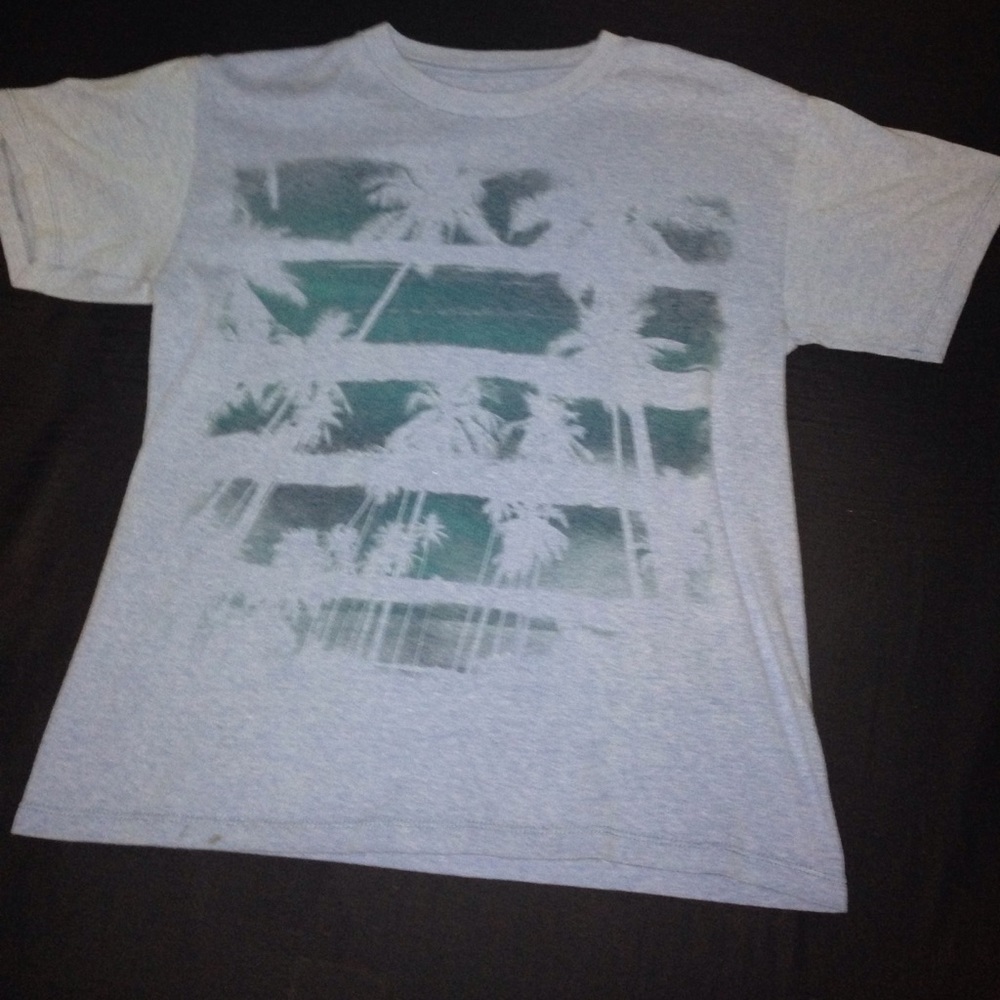 Ocean Current light blue patterned T-shirt