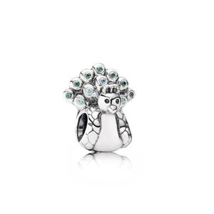 Authentic peacock Pandora charm