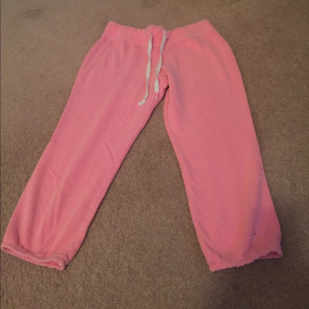 Pink sweatpants
