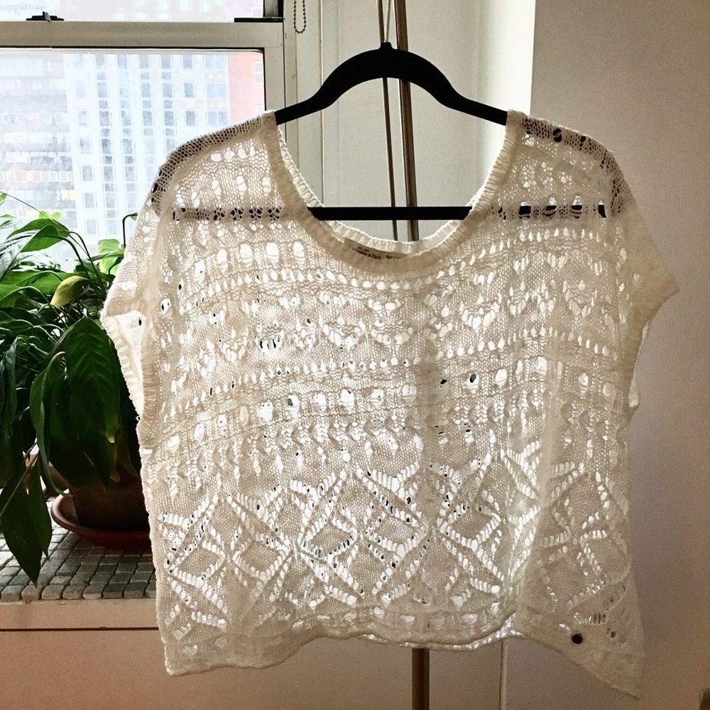 Abercrombie and Fitch Crochet Top