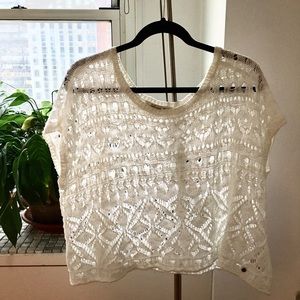 Abercrombie and Fitch Crochet Top