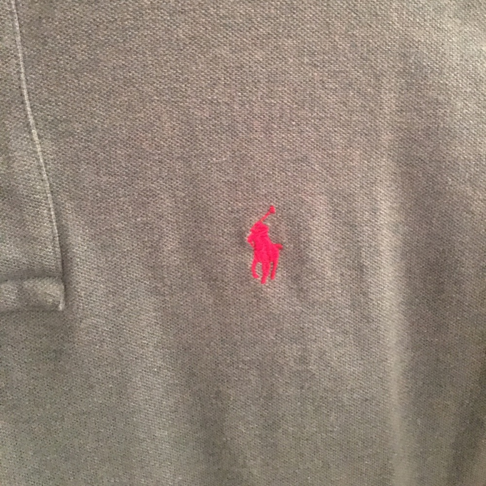 Polo Ralph Lauren Long Sleeve Green Polo. Size M - Picture 4 of 4