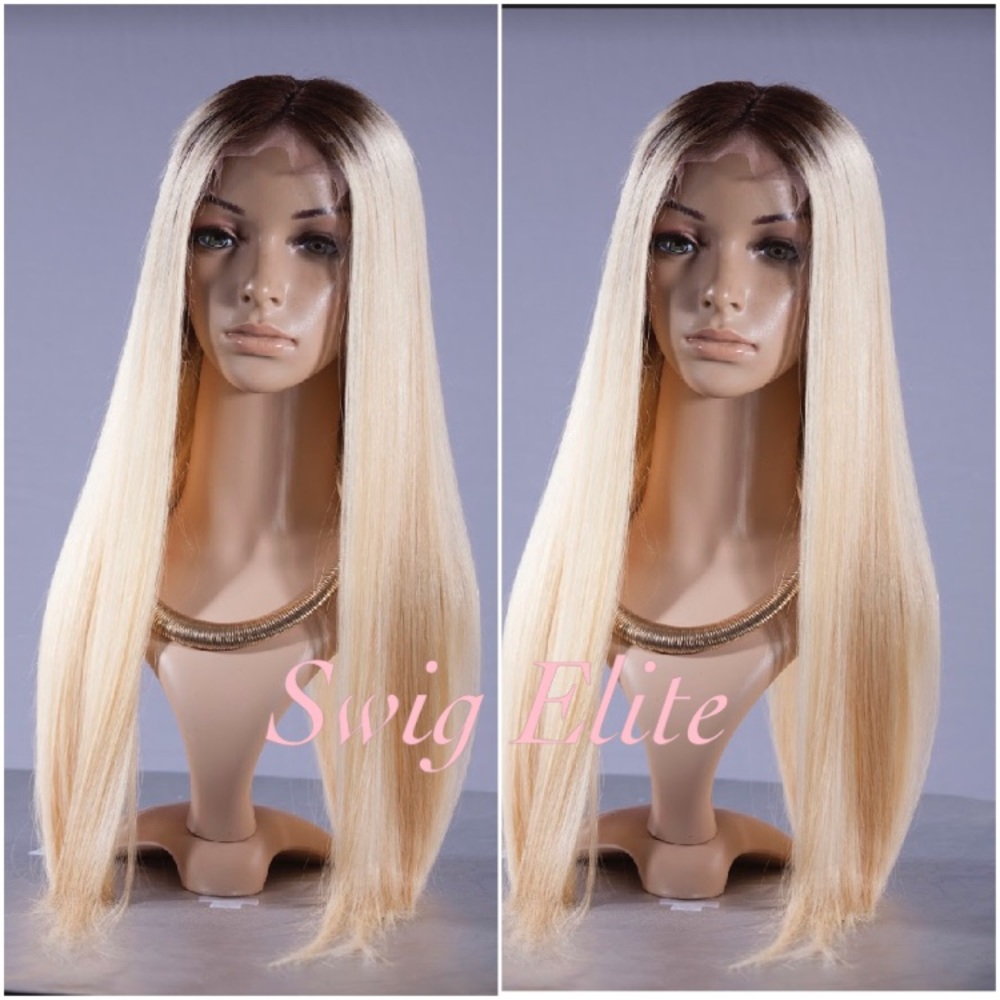 613 with brown tips, Full lace