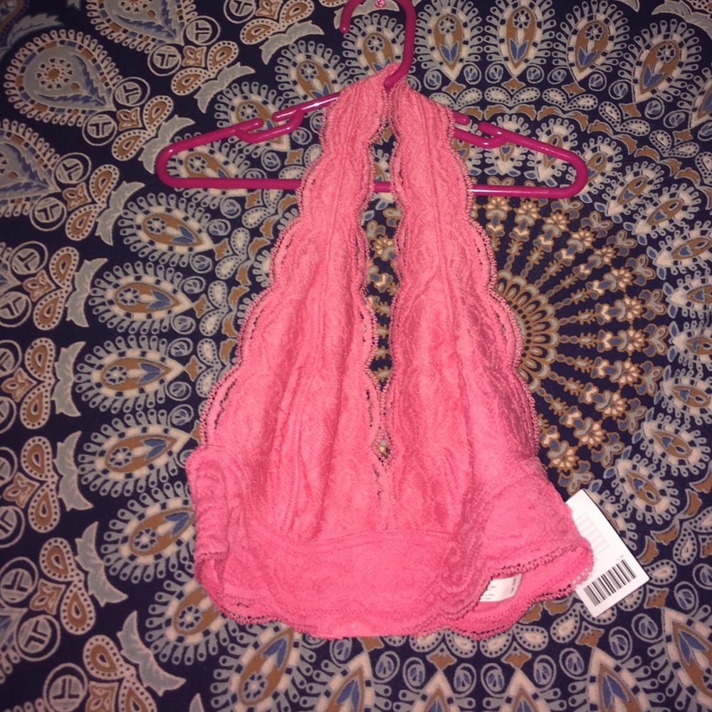 Pink bralette