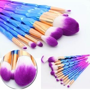 New 12pcs Unicorn Makeup Brushes Set