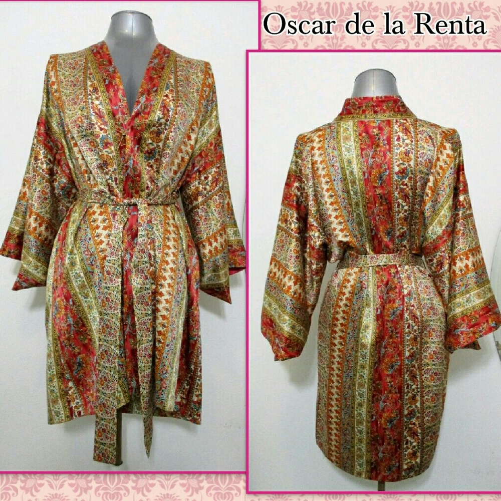 Oscar de la Renta Pink Label Kimono Robe