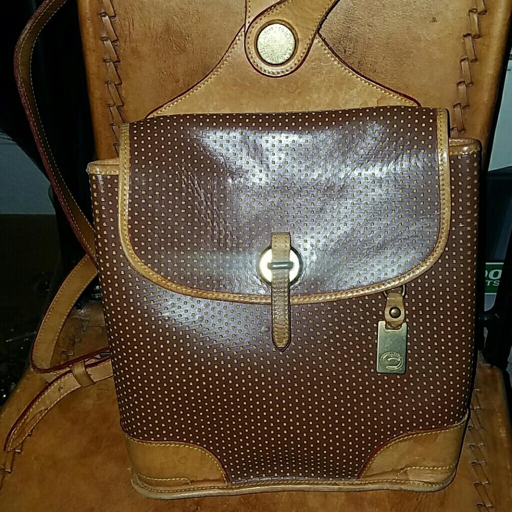 Vintage Leather satchel/backpack
