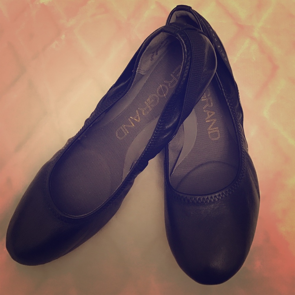 NWT Cole Haan Zerogrand Ballet Flat. Black, 7B
