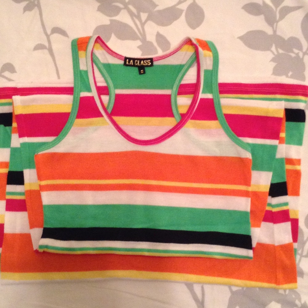 Pretty Maxi Dress striped multi Summer Small