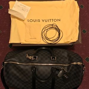 Louis Vuitton Damier Bandouliere Keepall 55