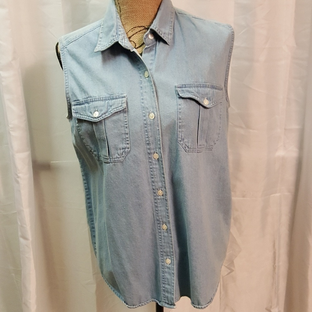 Light Weight Denim Top