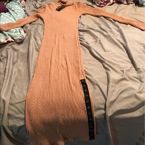 Long sleeve sweater dress