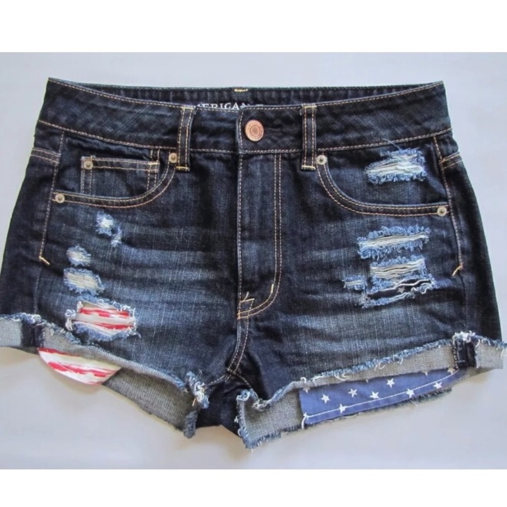 American eagle flag shorts