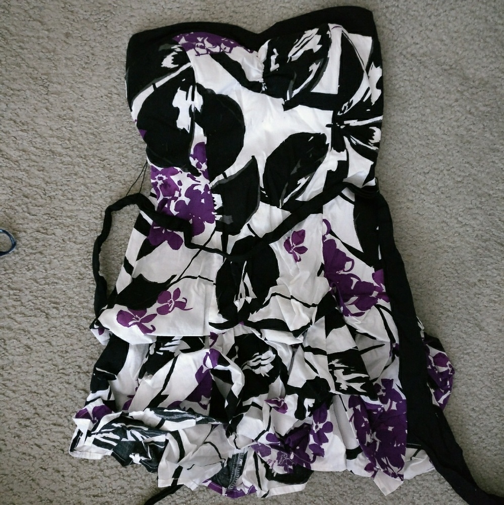 Floral Semi-Formal Dress