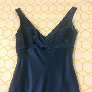 NWT Nicole Miller Navy Gown