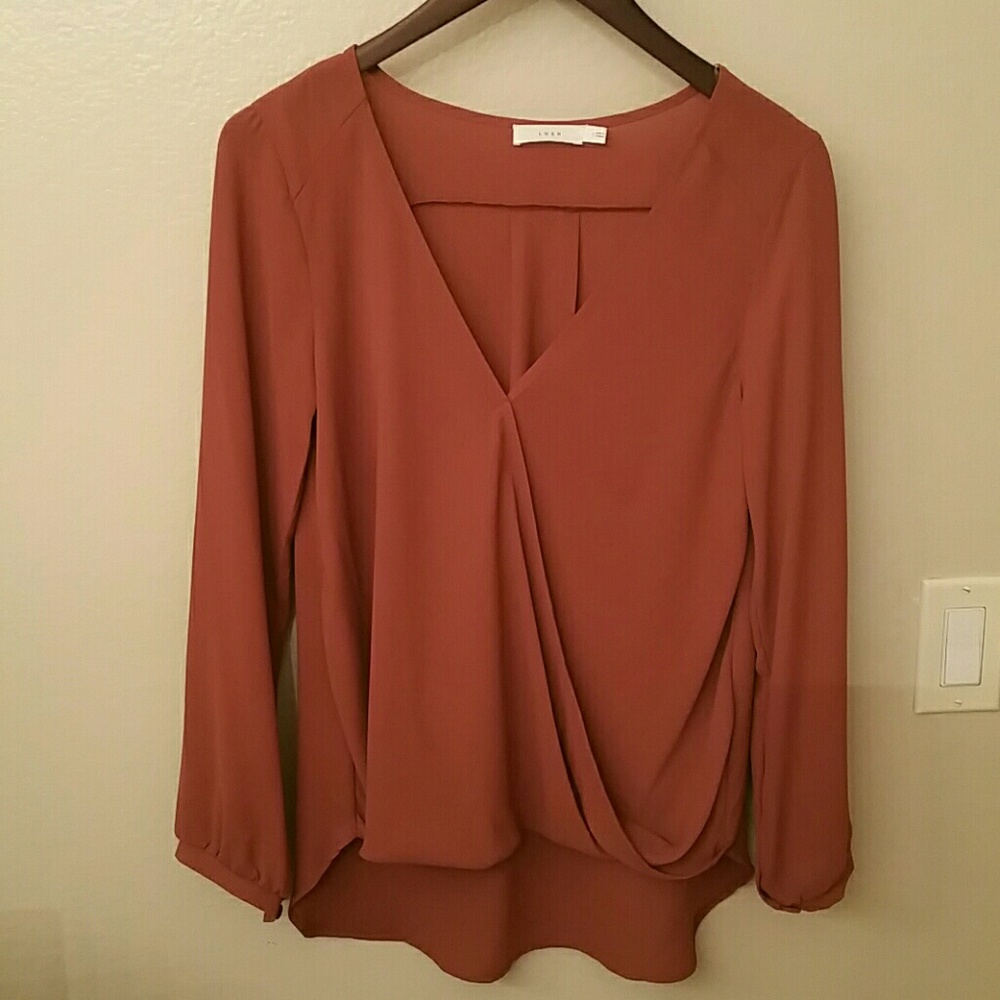 Lush long sleeve top S