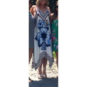 Flower dress - asymmetrical