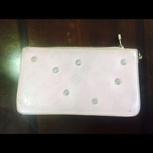 Limited edition rare pink Louis Vuitton clutch