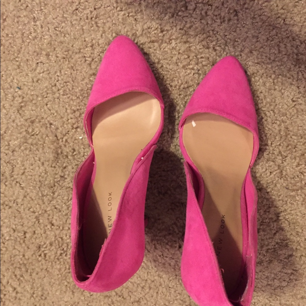 New look brand hot pink heels