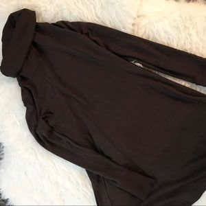 Dark Olive Green Cabi Long Sleeve Turtleneck Dress