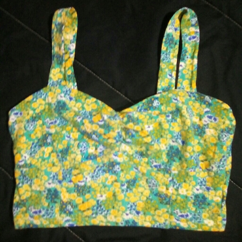 BONGO floral print crop top