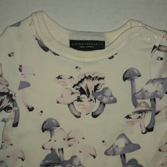 Victoria Beckham Baby Mushroom Bodysuit - Picture 4 of 8
