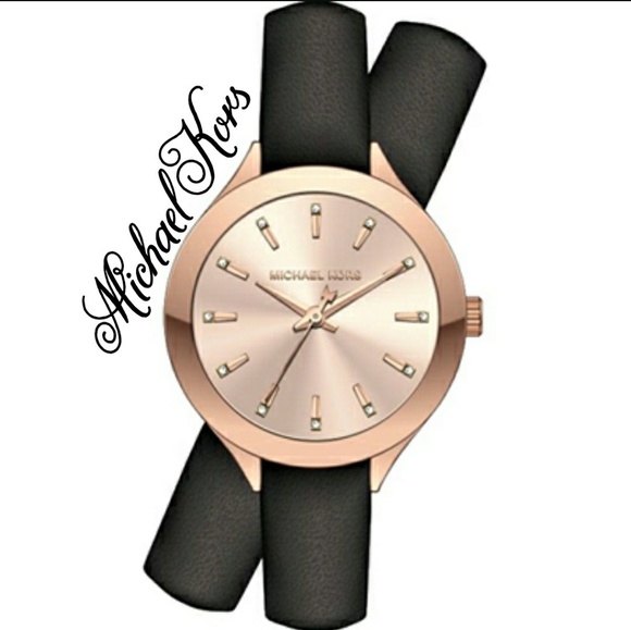 Michael Kors Accessories - ❣Last Chance❣Michael Kors Rose Gold Slim Watch