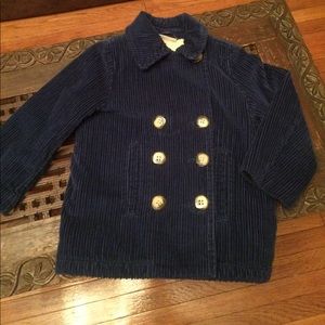 Beautiful Hanna Andersson corduroy fleece coat