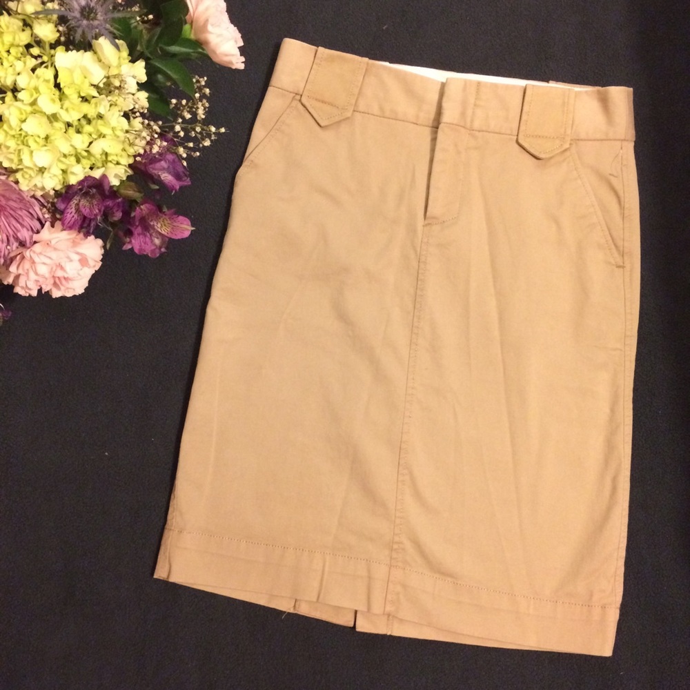 Zara khaki pencil skirt--sz 4