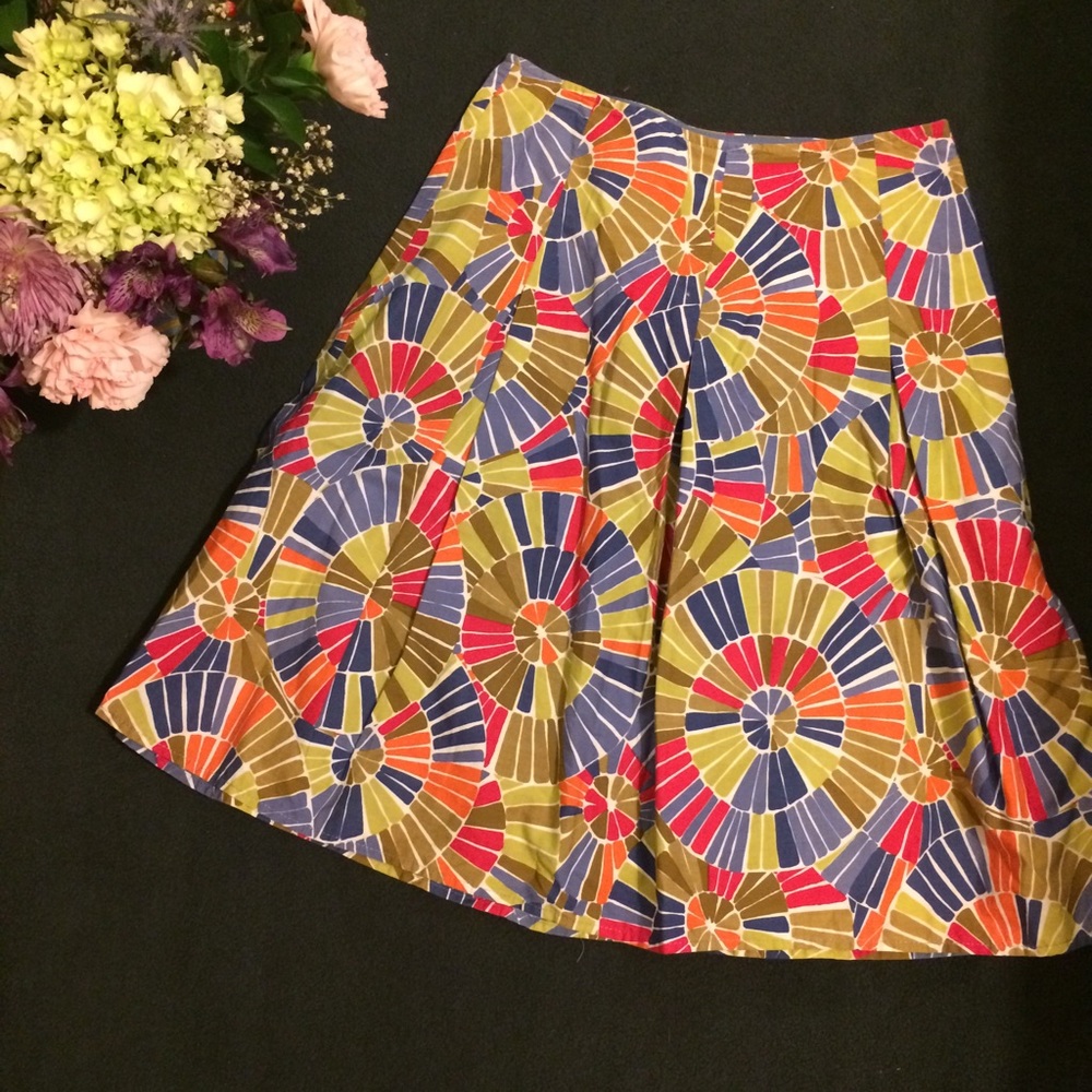 Colorful Talbots skirt--sz 0 petite