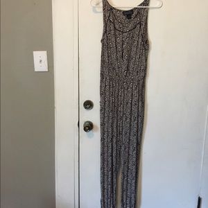 Lucky Brand floral jumpsuit