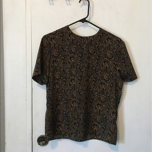 Vintage paisley top