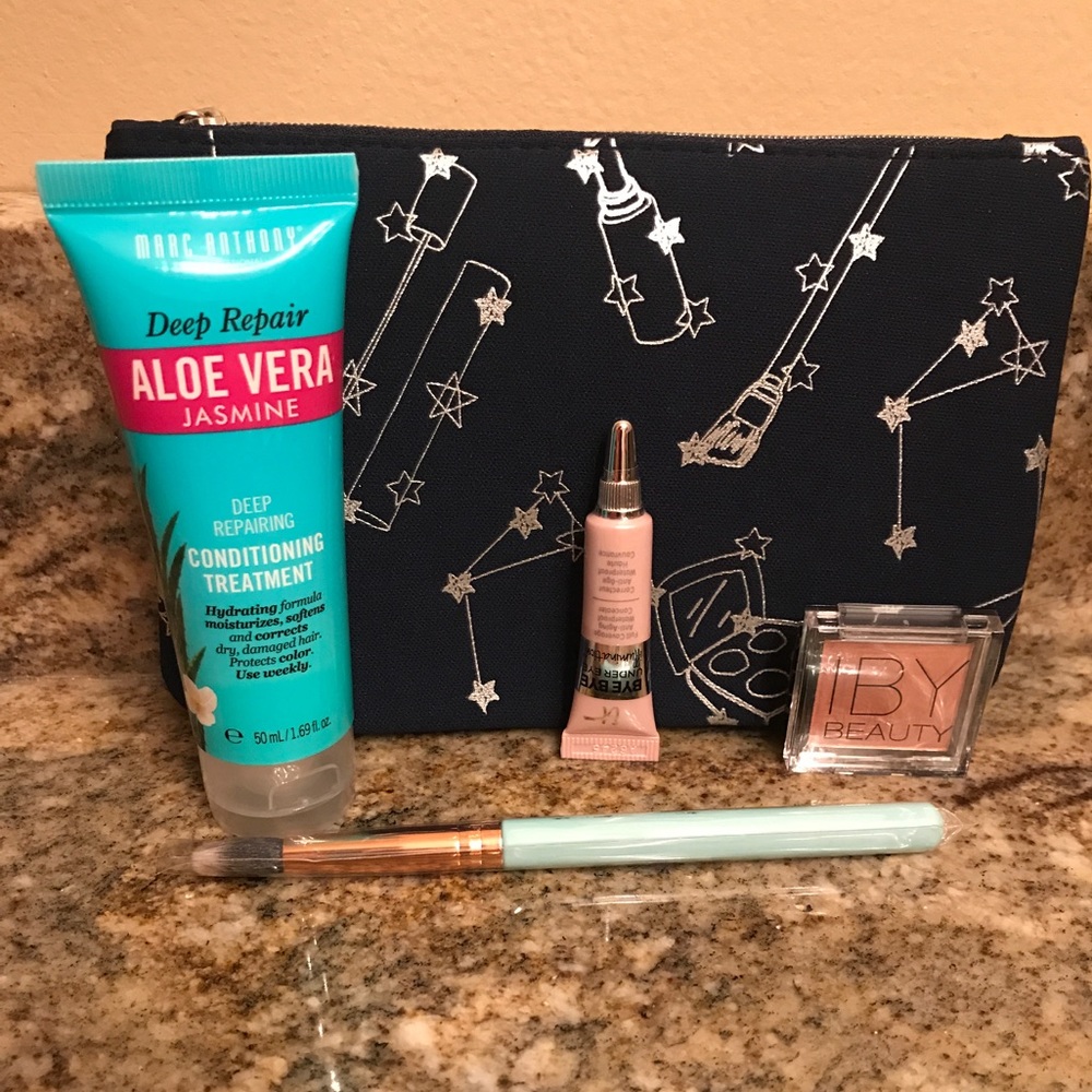 Ipsy Bag w/ cosmetics and skin care