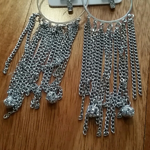 SOLD EARRINGS HOOP CROSS - Picture 8 of 8