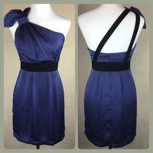 BCBG cocktail dress purple mini formal party