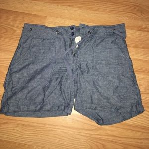 Chambray shorts