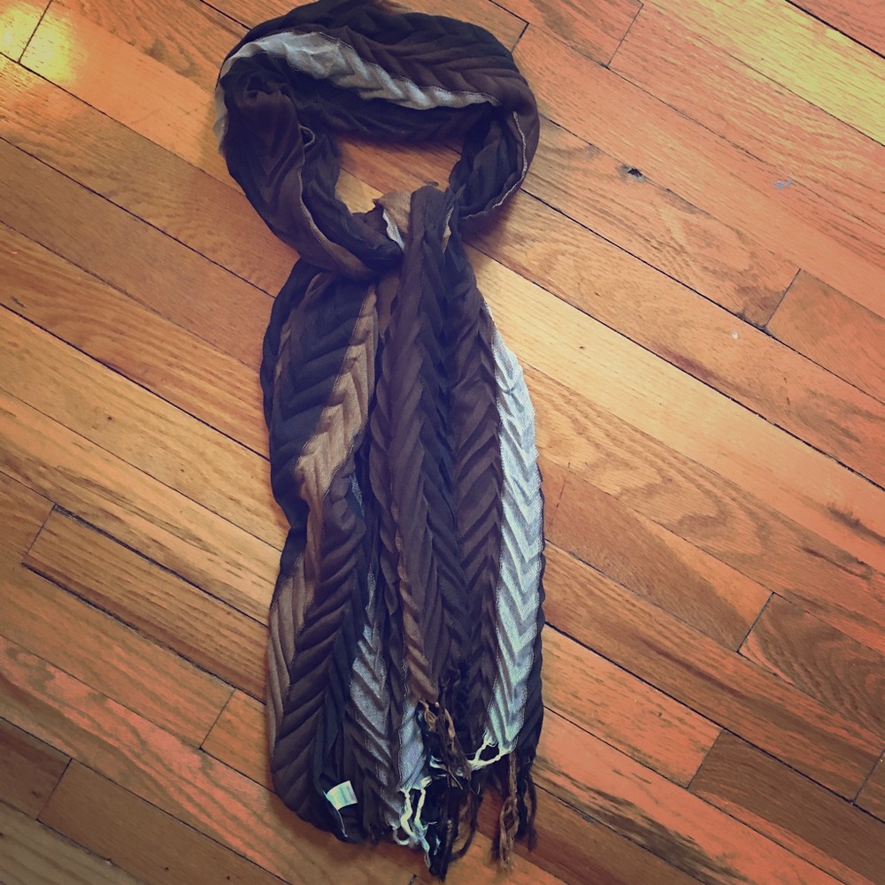 Beautiful brown and silver scarf
